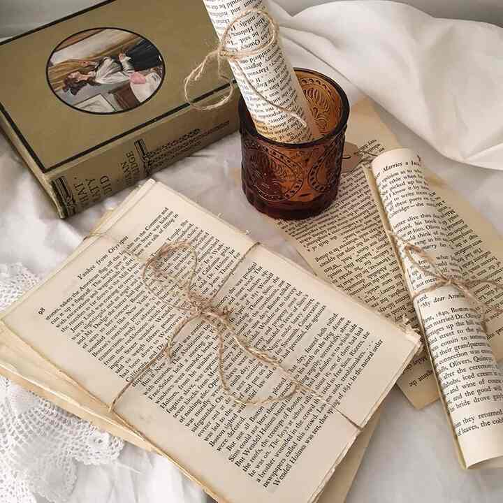 英字 ビンテージ ペーパー 7枚セット