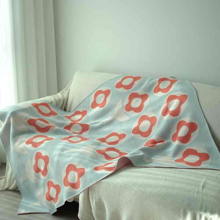 フローフロー ニット ブランケット［2色・2サイズ］