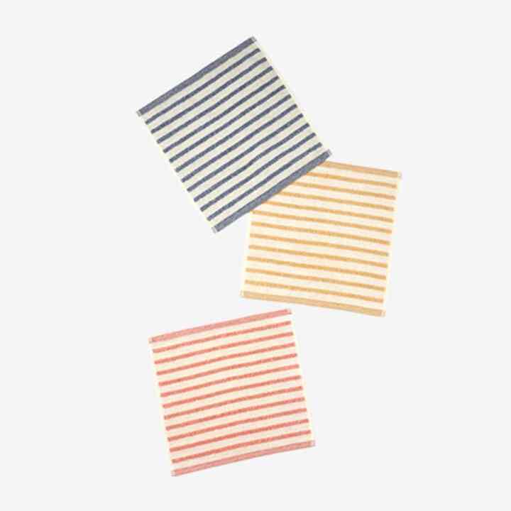 ハンドタオル ストライプ［3色］