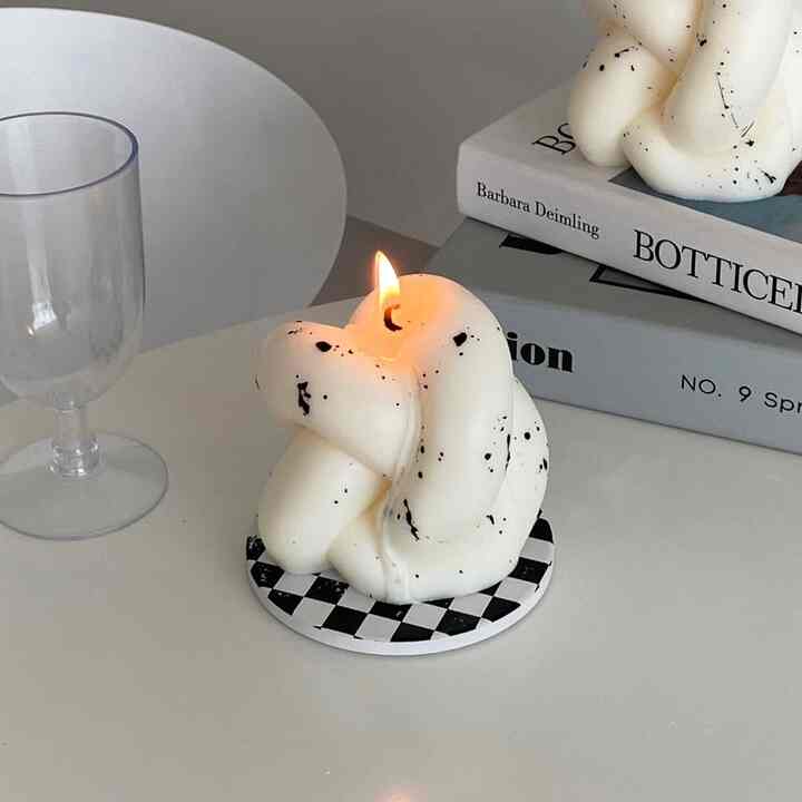 ビッグ チューブ ドット キャンドル オブジェ