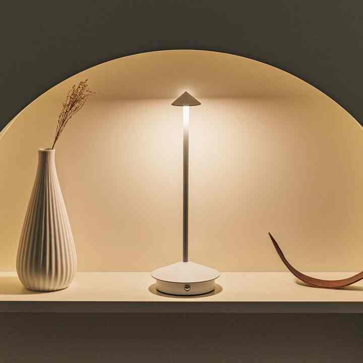 グリメ 充電式 ワイヤレス スタンド ライト［2色］