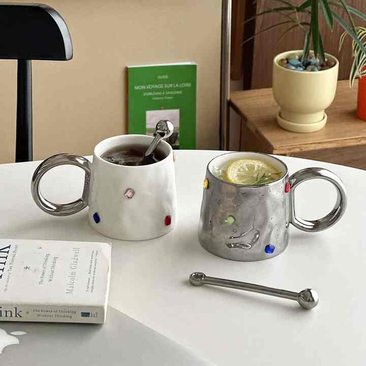 Jewelry マグカップ＆マドラーセット［2色］