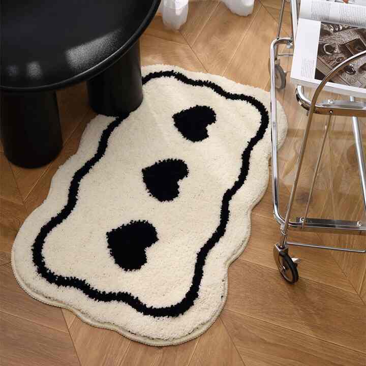 Heartwarming タフティング ラグ［2色・2サイズ］