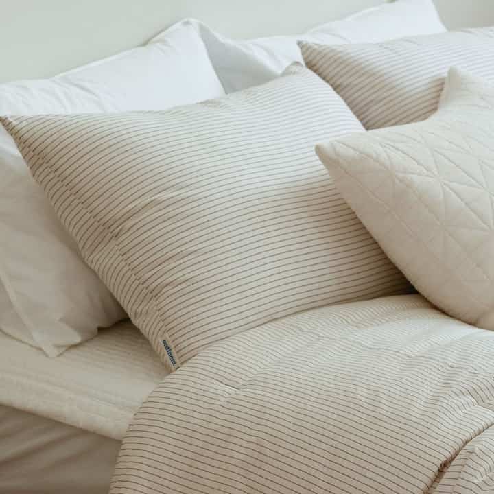 black stripe カバーのいらない布団セット［2サイズ］