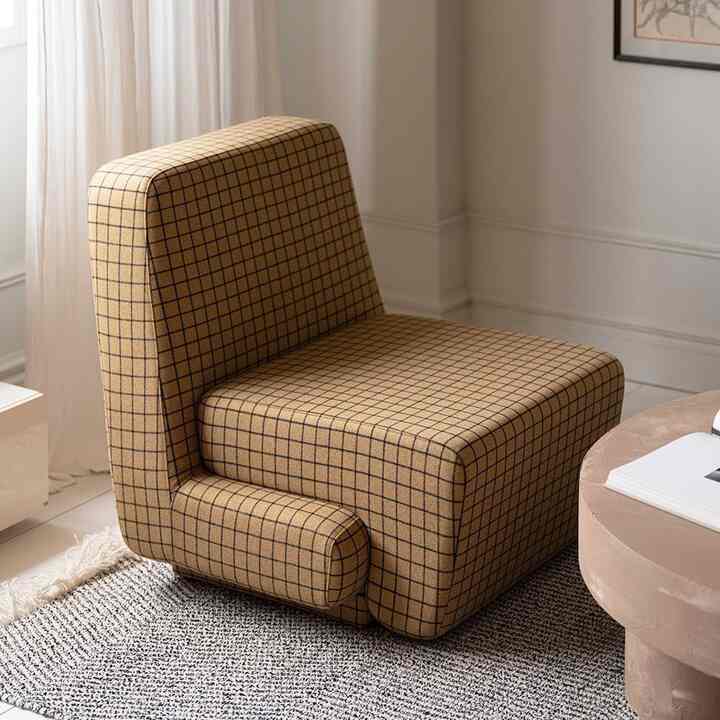 COLD FOG NUGU EASY チェア (YELLOW CHECK)