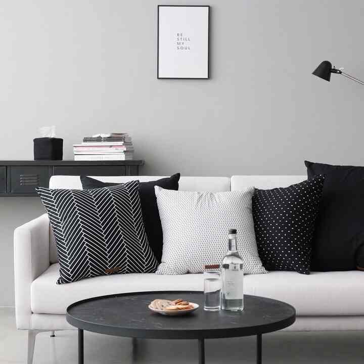 All Black Everything クッションカバー 50x50［4種］