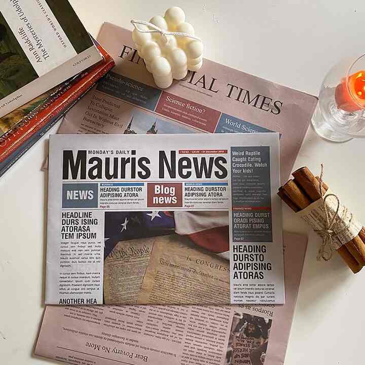 ホームデコ 英字新聞［2種］