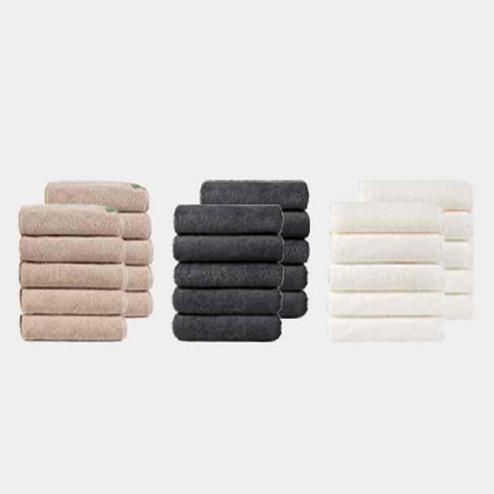 フェイスタオル 10枚セット［3色］