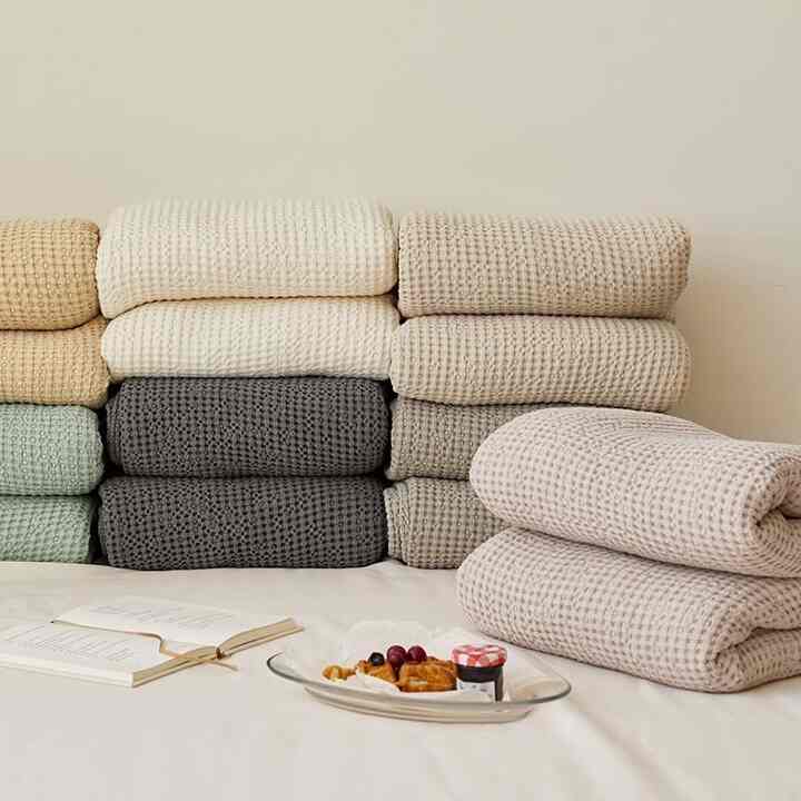 Mild waffle ブランケット［7色・3サイズ］