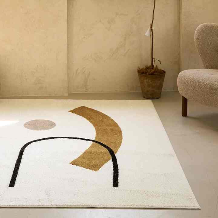 JACQUARD カーペット 150x200cm［4色］