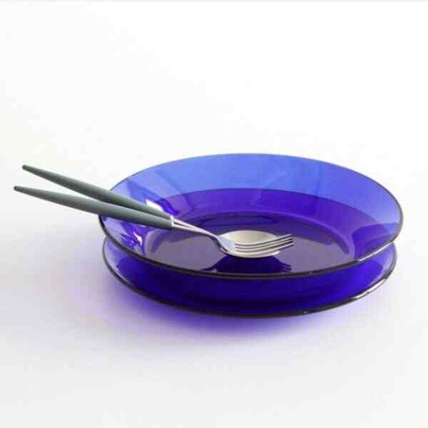 リス デザートプレート サファイア 19cm