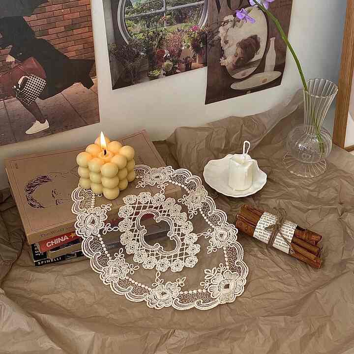 クラシック レース マット king size