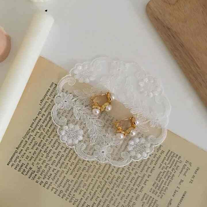 円形 レース マット