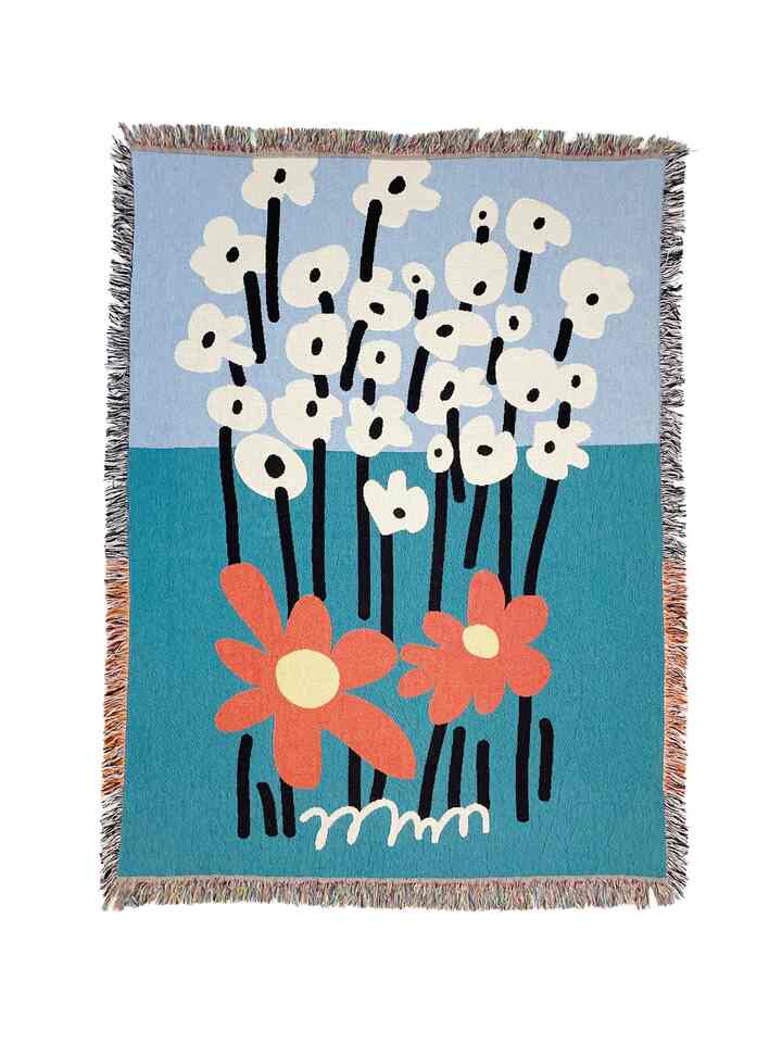 アートブランケット ポップコーンフラワー
