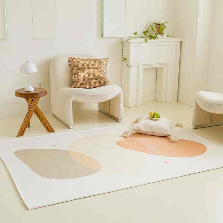 JELLY BEAN 防水 ラグ［3色・3サイズ］