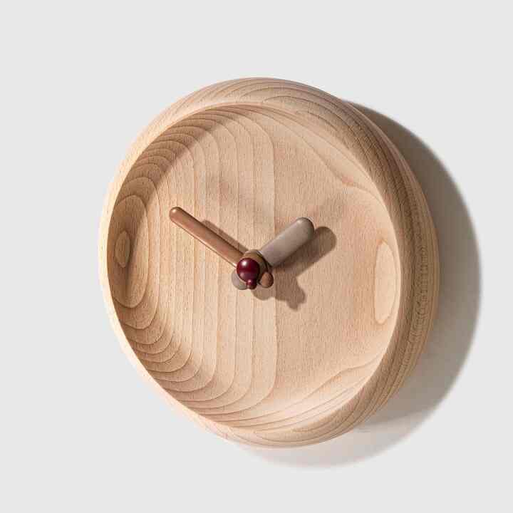 o'clock ウッド製 壁掛け時計 B type