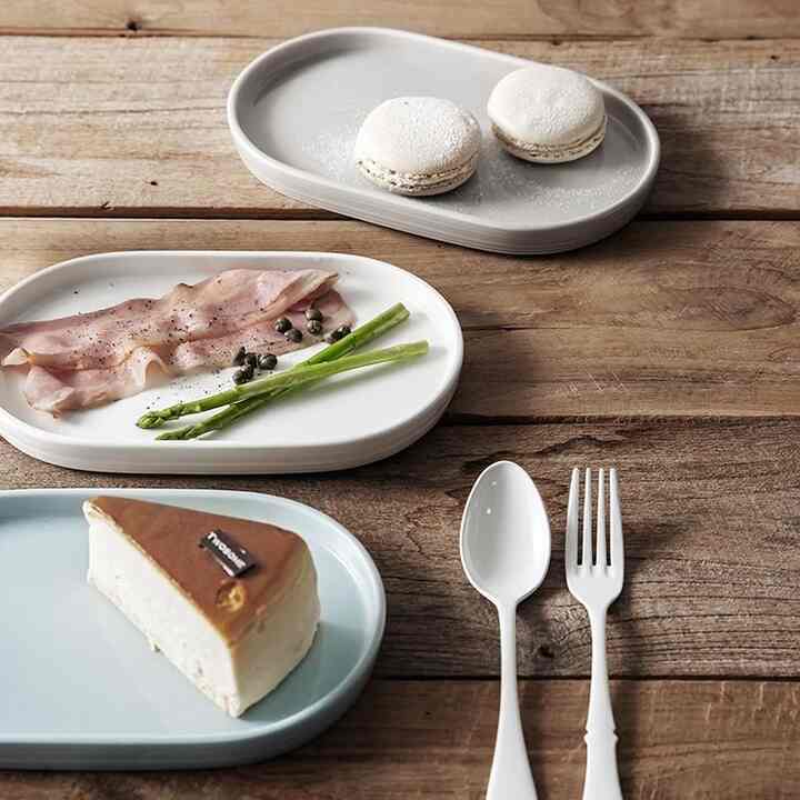 VEJLE 楕円形 プレート 22.5cm 2枚セット［3色］