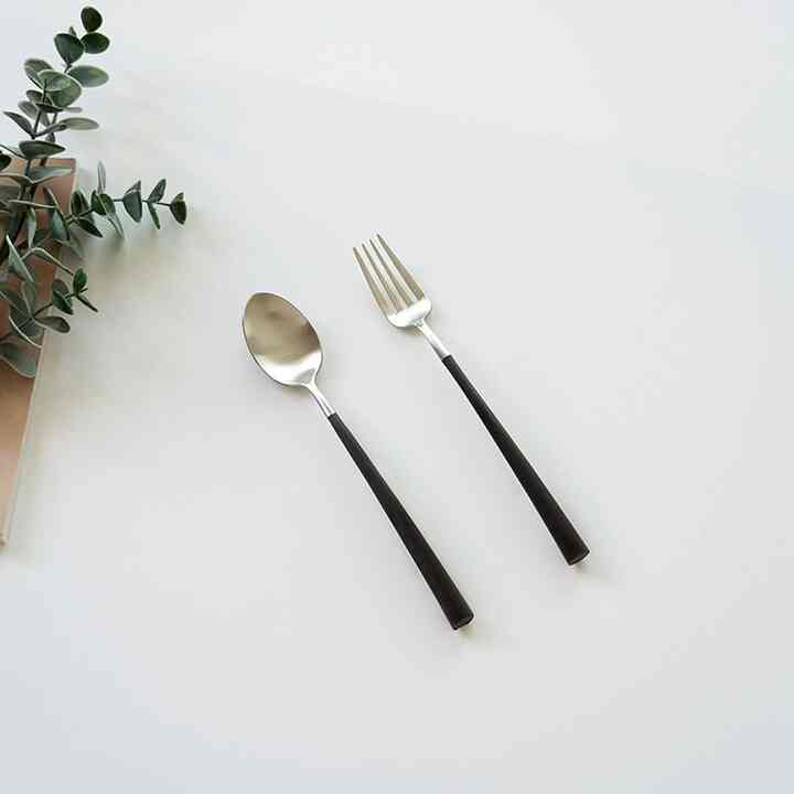 ヌア ブラックシルバー デザートセット