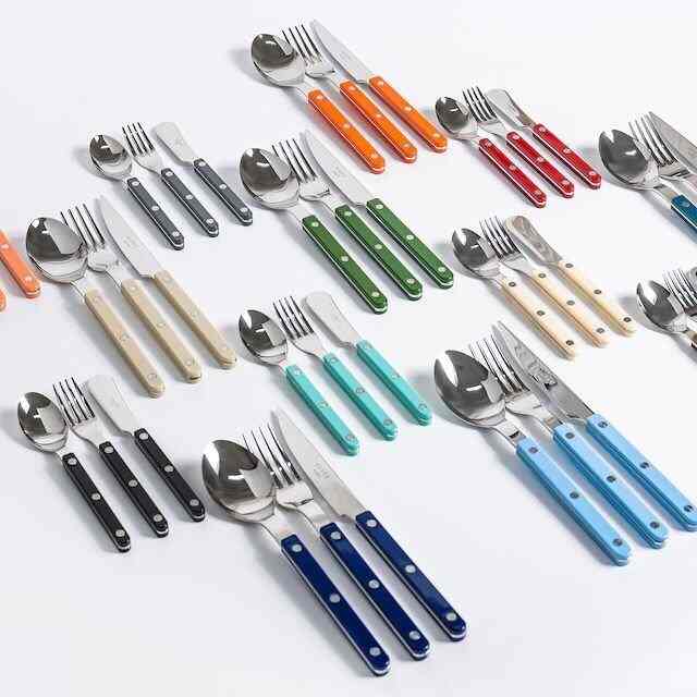 Bistro ディナー＆デザート カトラリー 6点セット［13色］