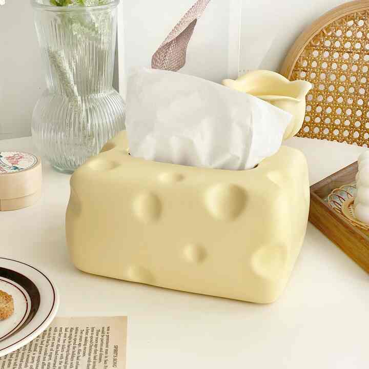 グルーシー チーズ型ティッシュケース