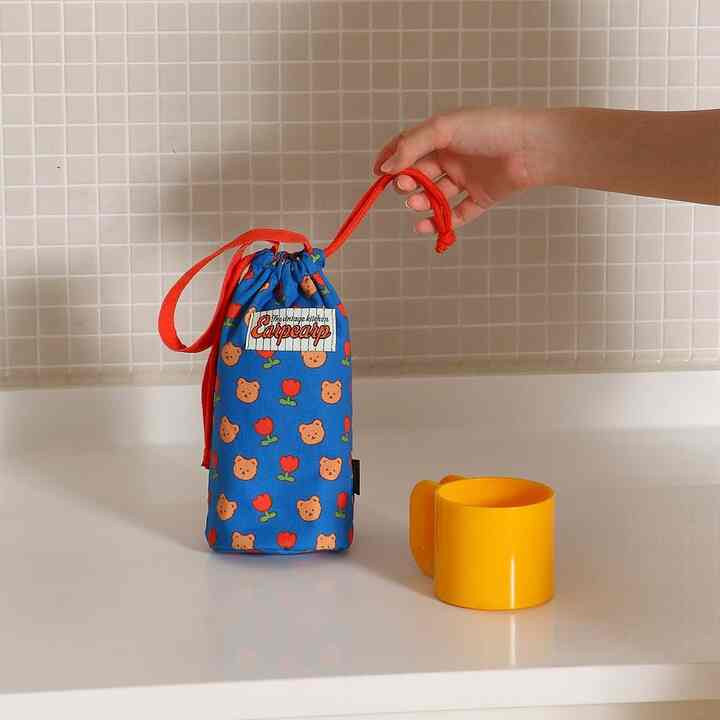 ヴィンテージ キッチン チューリップ covy's タンブラー ポーチ