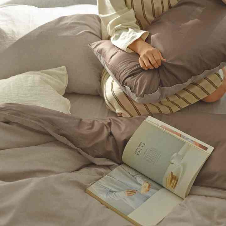 Monomelange Cotton 布団カバーセット［2色・2サイズ］