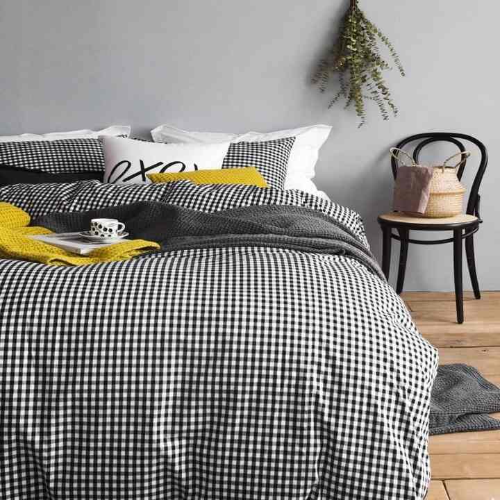 Milli Check 布団カバーセット［2色・2サイズ］