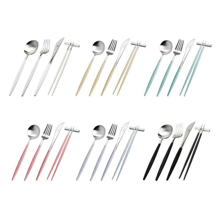 GOA カトラリー ディナー 4点セット［18色］