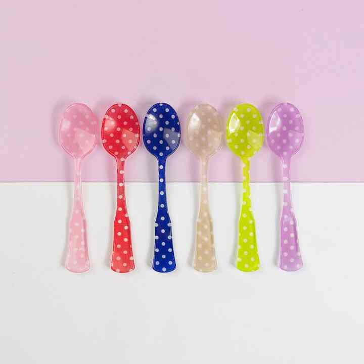 Charm ドット モカスプーン［6色］