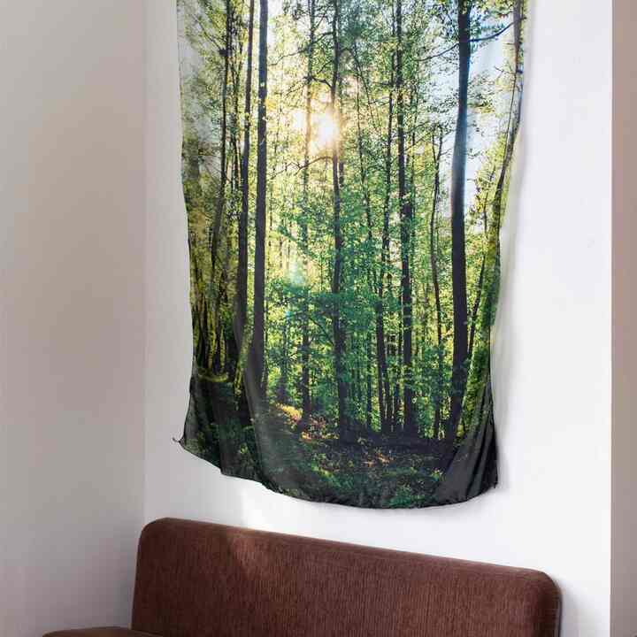 Forest シフォンカーテン ファブリックポスター［2サイズ］