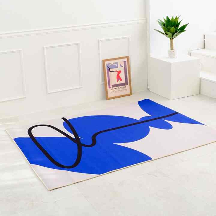 北欧風 ショートパイル ラグ 53番［4サイズ］