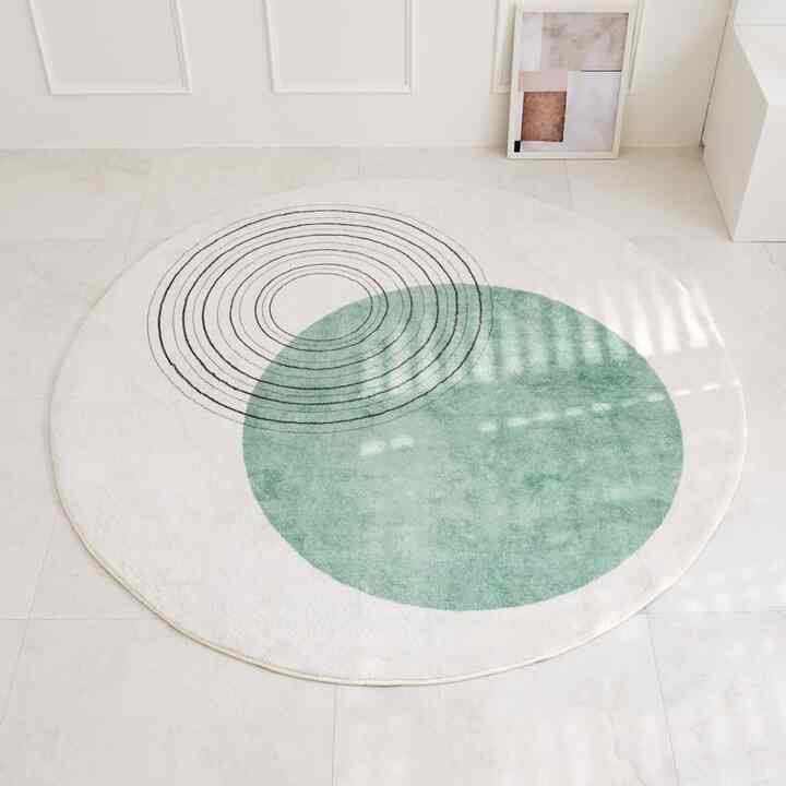 雲 円形 ラグ B型［3サイズ］