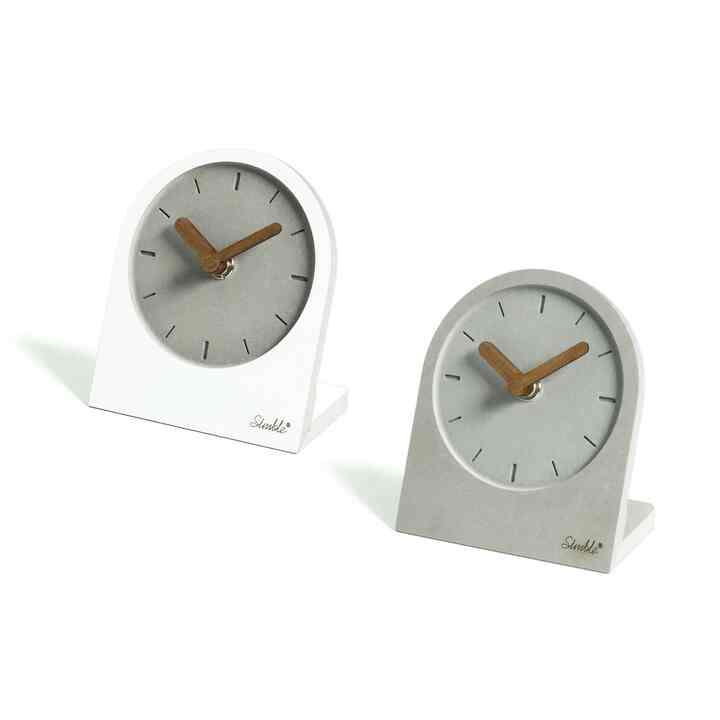 シンブル 静音 卓上時計 C［2色］