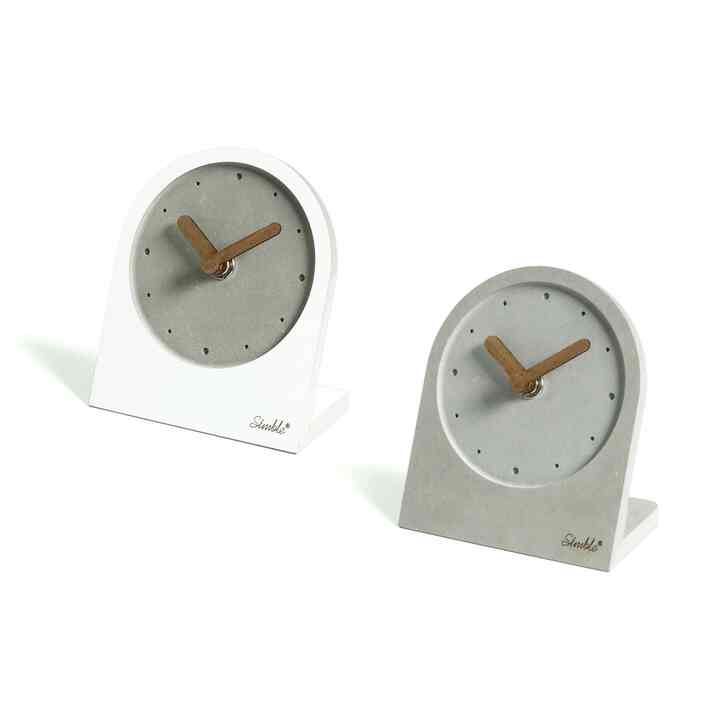 シンブル 静音 卓上時計 D［2色］