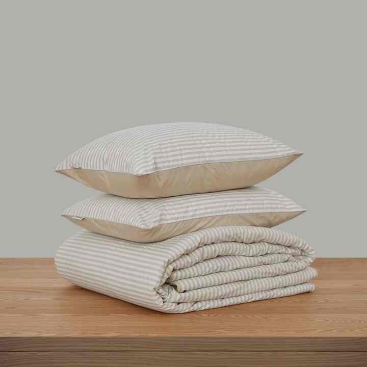 stripe series キルト布団セット［3色・2サイズ］