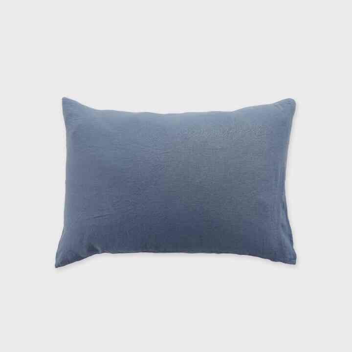 ウォッシングリネン 枕カバー 2枚セット ブルーベリー