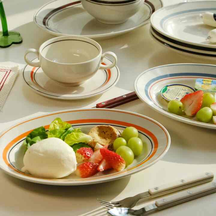 オーバル 楕円形 皿［6色］