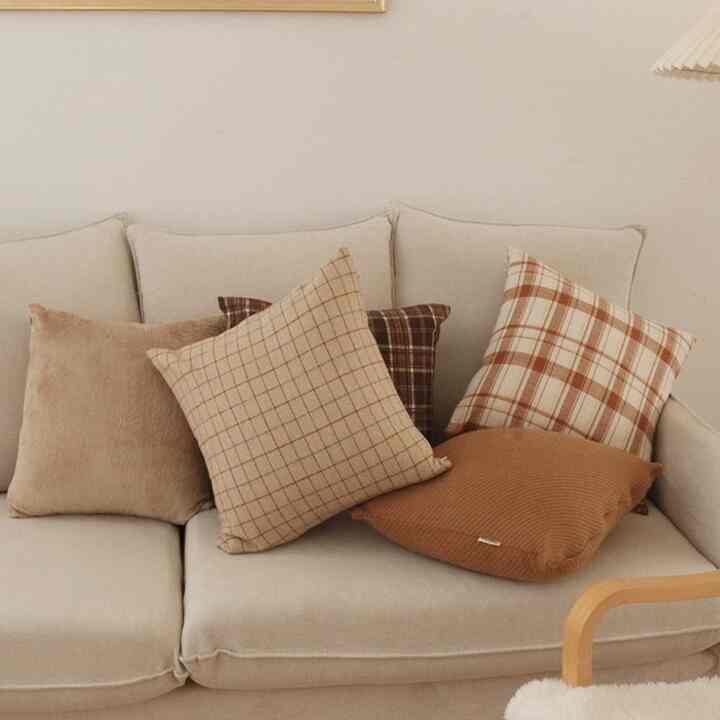 オータム ナッツ クッションカバー［5色・2サイズ］