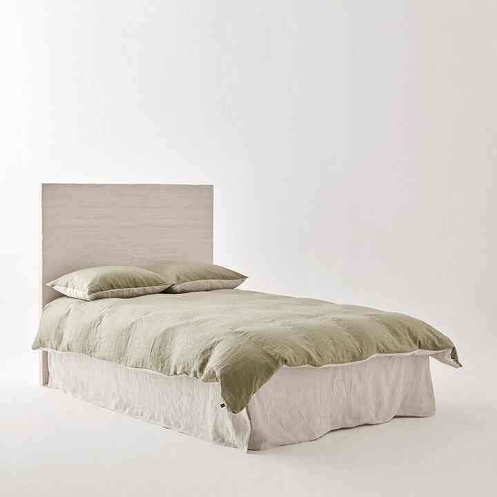 プレミアム リネン 両面 布団カバー＆枕カバーセット［2色・4サイズ］