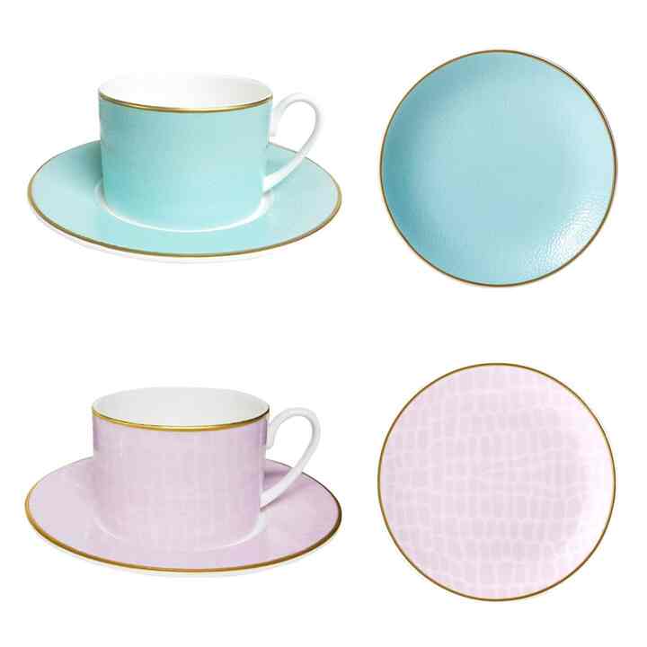 CHARLOTTE&LAYLA コーヒーカップ＆ソーサ＆プレート［2色］