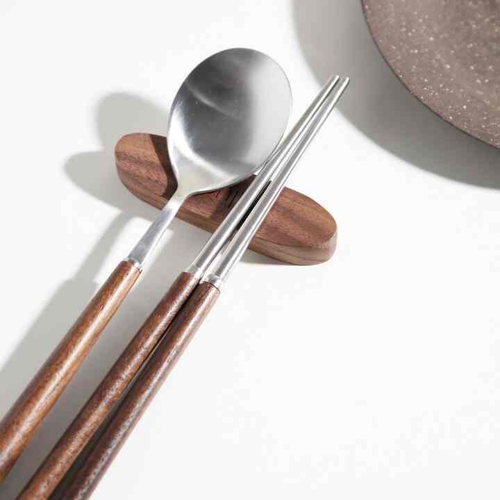DINIS ウォールナット ウッド スプーン＆お箸セット