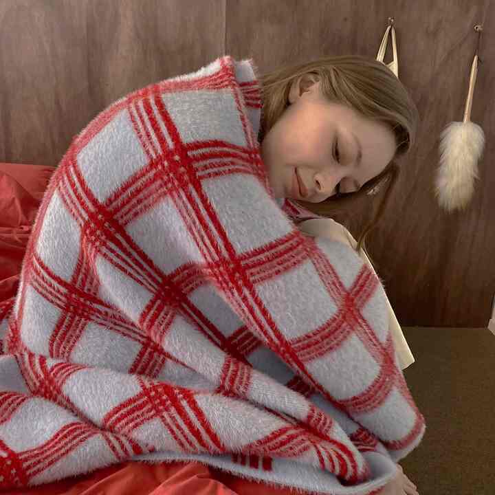 WENDY ニット ブランケット［2色］