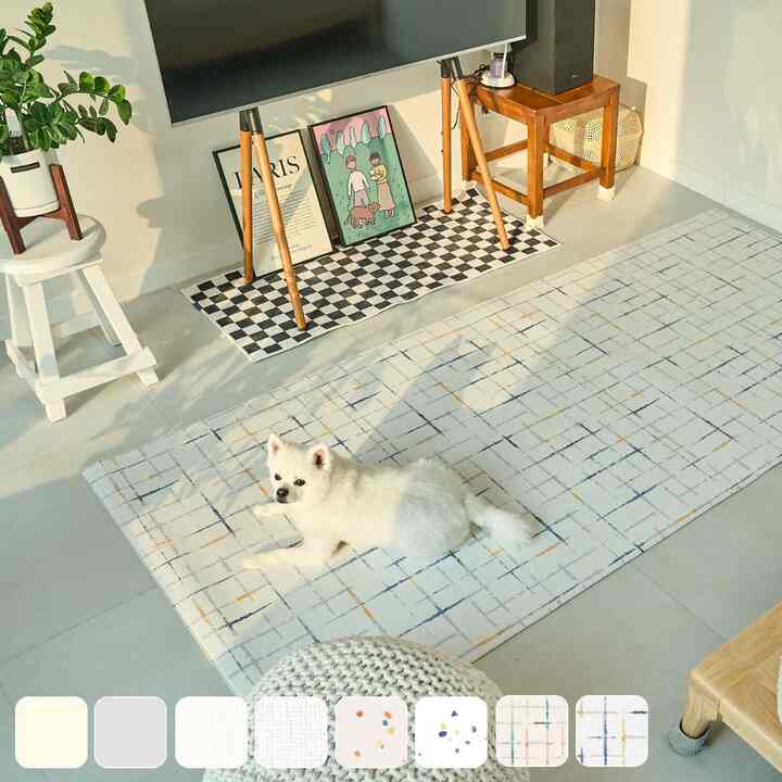 PVC ベット用 両面 滑り止めマット 2点セット［4サイズ］