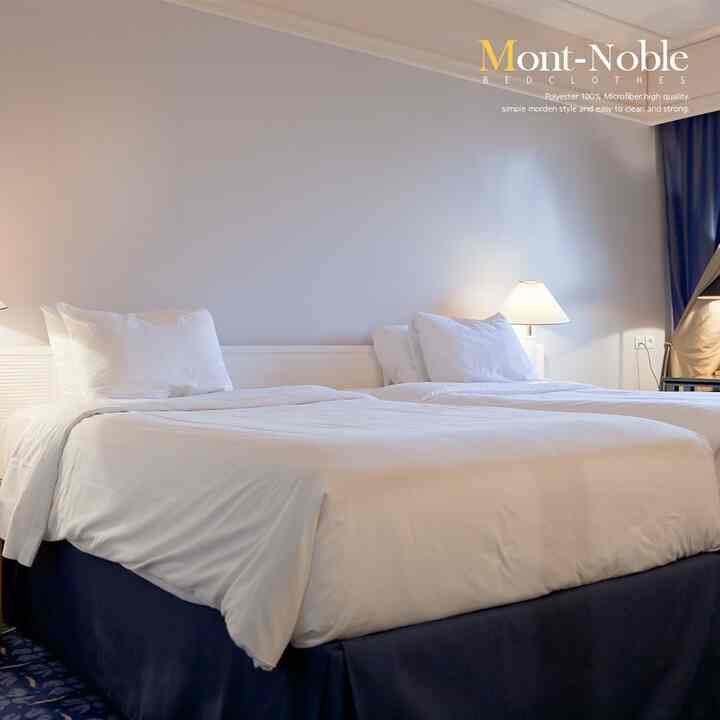 ホテル ホワイト 布団カバーセット［3サイズ］