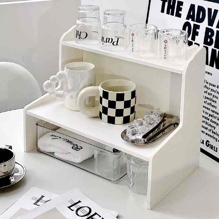 ホワイト デスク オーガナイザー［3サイズ］