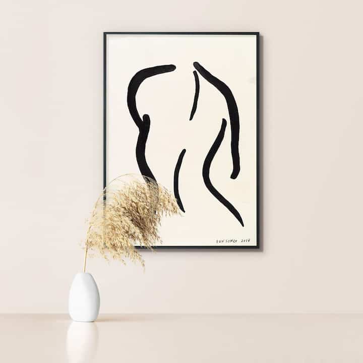 【Eunsong Kim】Nude Drawing_Breath ポスター［5サイズ］