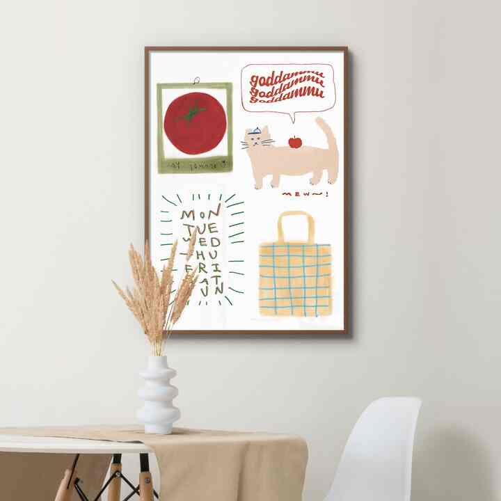 【GODDAMMU】ポスター my home［5サイズ］