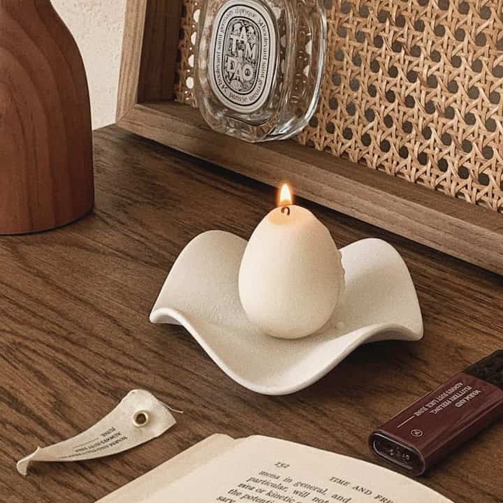 エッグオブジェキャンドル