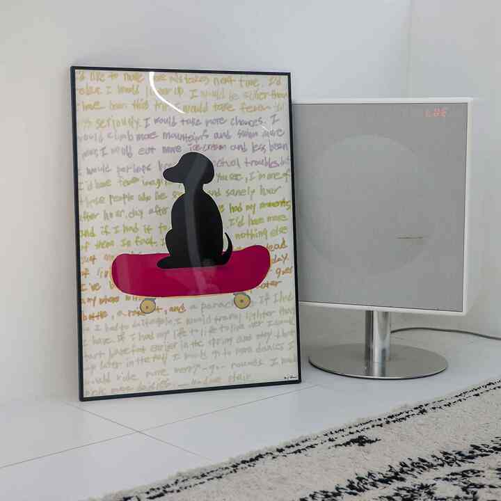 【ZIZI】True luv dog (skateboard) ポスター［40種］