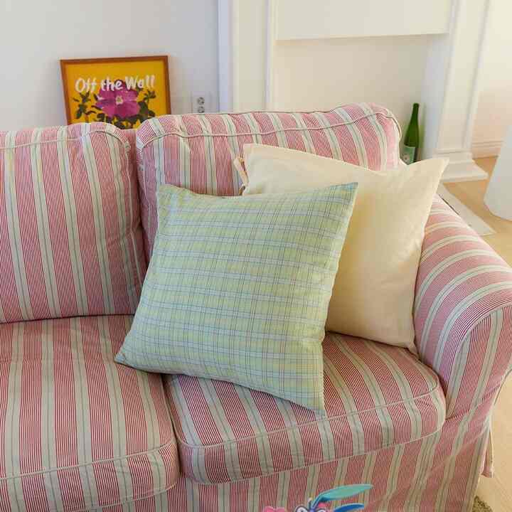 FROM CHECK クッションカバー 50x50［3色］